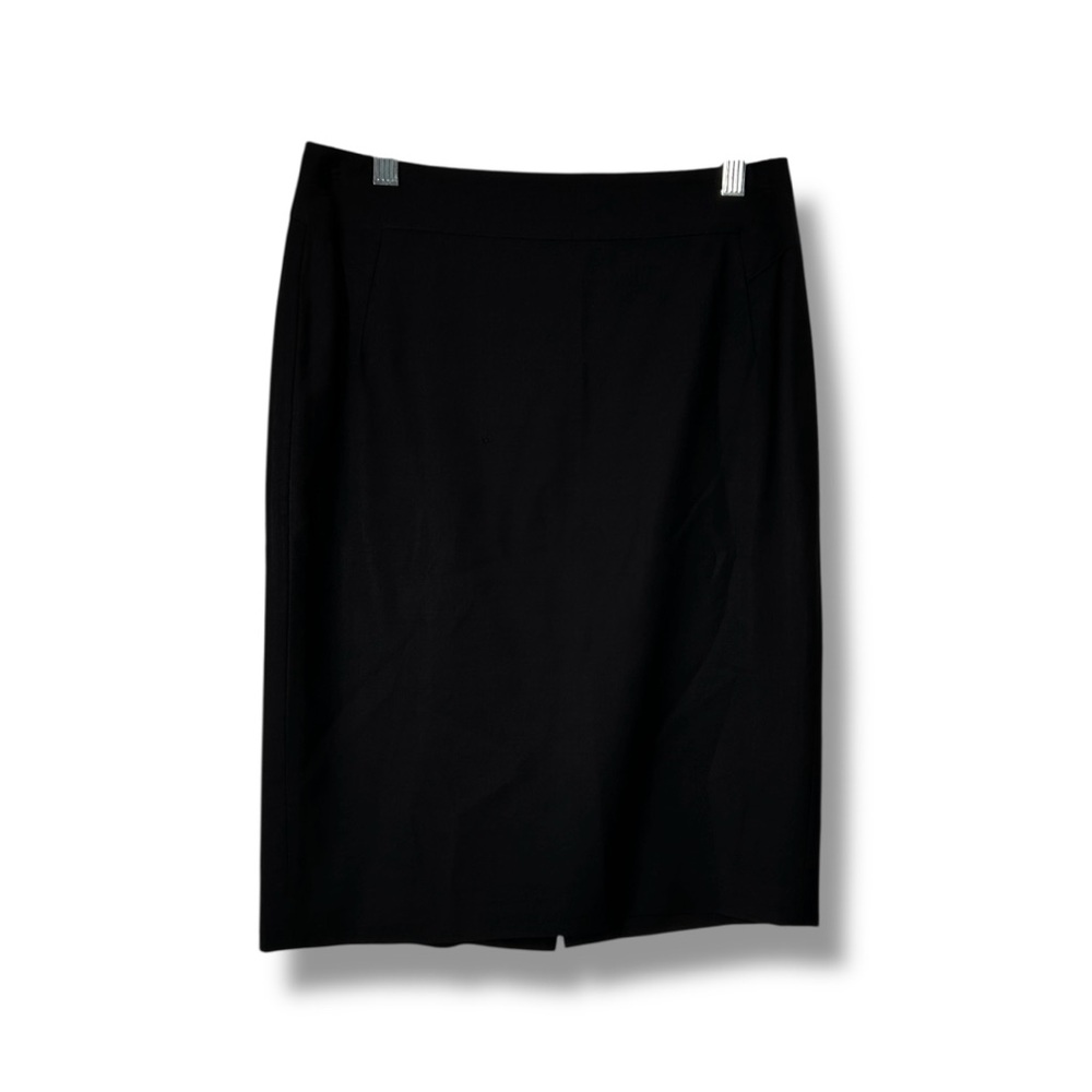 Ann Taylor Wool Blend Minimalistic Dark Academia Pencil Skirt Sz 0 - “Anatolie”